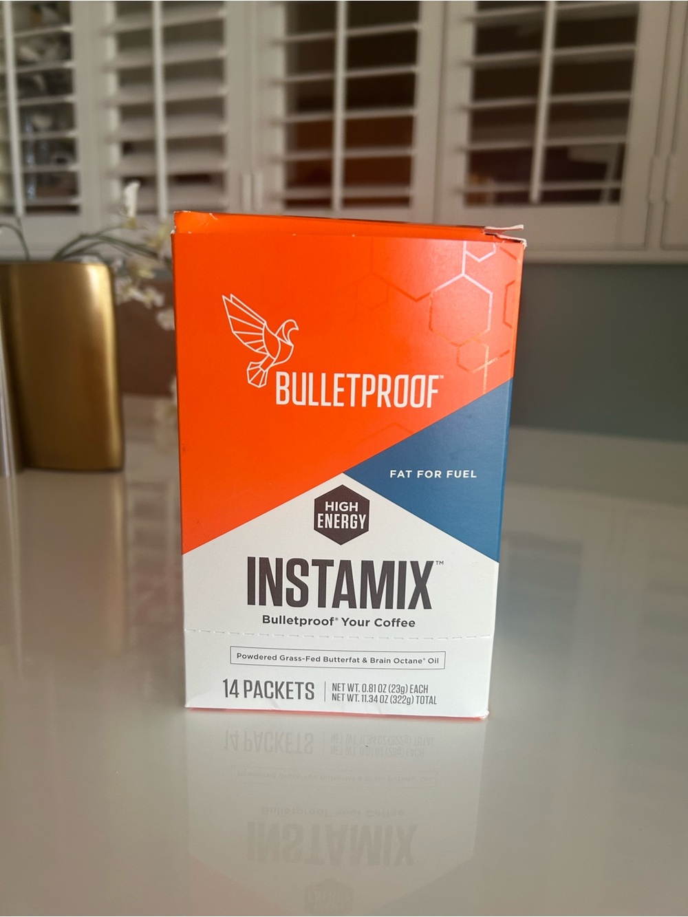 Bulletproof InstaMix High Energy Coffee Packets - Orange